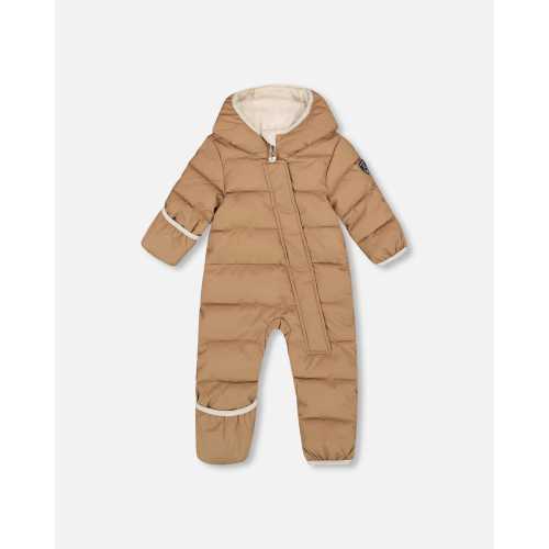 Combinaison de neige compressible BABY CLOUD conçue pour siège d’auto chanterelle