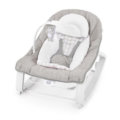 Keep Cozy 3-in-1 Grow with Me Vibrating Baby Bouncer Seat & Infant to Toddler Rocker, Vibrations & -Toy Bar, 0-30 Months Up to 40 lbs (Spruce)