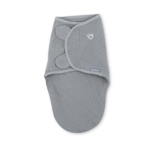 SwaddleMe by Ingenuity Original Muslin Baby Swaddle 0-3 Months