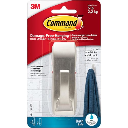 Command Hook for Shower Wall