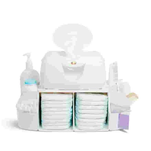 Munchkin® Baby Diaper Stacker Change Organizer, White, Unisex