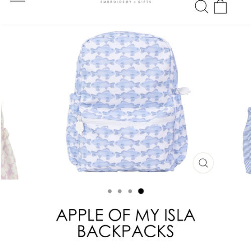 Apple of My Isla Backpacks