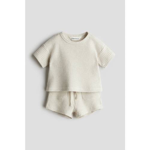2-PIECE WAFFLED COTTON SET