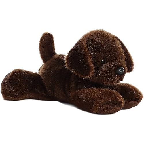 Aurora® Adorable Mini Flopsie™ Lil' Lucky™ Stuffed Animal - Playful Ease - Timeless Companions - Brown 8 Inches