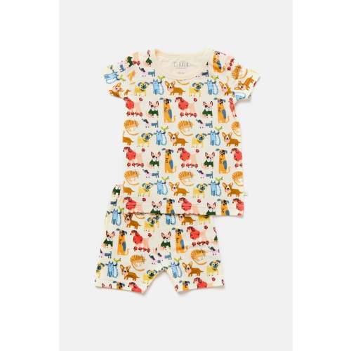 Shorts Pajama Set - Cats + Dogs