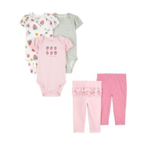 Carter's Child of Mine Baby Girl Outfit Set, 5-Piece, Sizes Preemie-18 Months