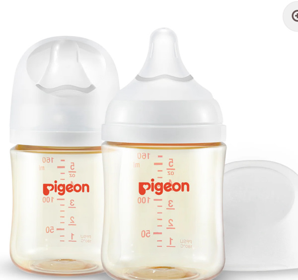 Wide Neck Baby Bottle for Newborns 2 Packs,5.4 Oz