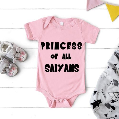 Princess of all Saiyans Baby Bodysuit, Anime Manga Baby Clothes, New Baby Gift, Anime Bodysuit, Funny Bodysuit, Hipster Baby, New Dad Gift