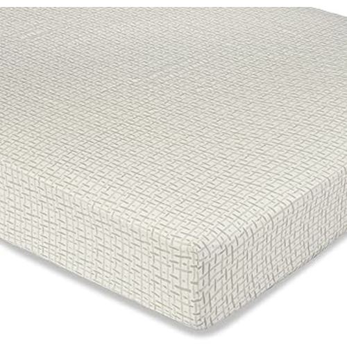 Crane Baby Crib Sheet, Neutral Hashtag Crib Sheets & Toddler Sheets, 100% Cotton Crib Sheets for Standard Crib Mattress(28"x 52"), Breathable Crib Sheets, Fitted Crib Sheets for Boys and Girls