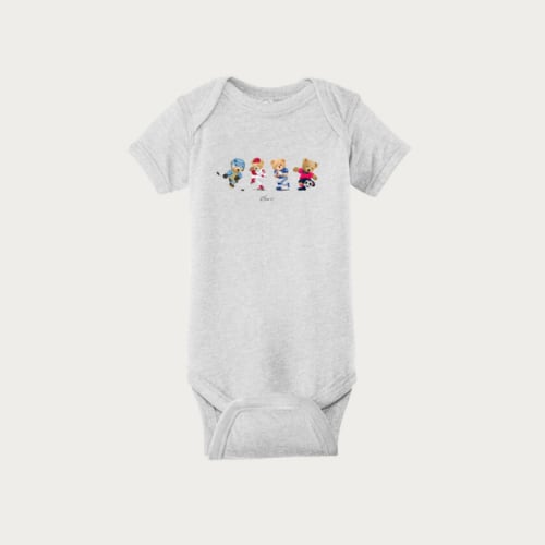 Sporty Bears Baby Onesie