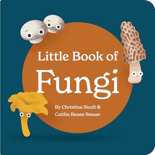 Little Book of Fungi Board Book for Babies and Toddlers Exploring Mushroom Facts and Clever Rhymes Classroom Must Have Learning Resource Baby 0-12 Months Toddler Ages 1-4 by Chunky Deli