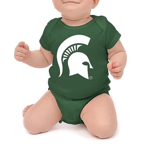 Little King NCAA Short Sleeve Romper-Big Logo 100% Cotton-Sizes 0-3M 6M 12M 18M