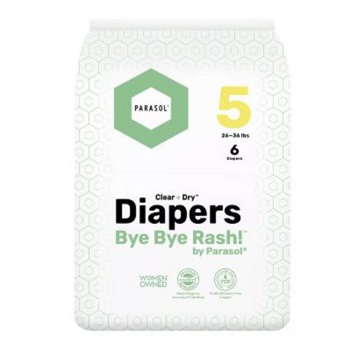 Parasol Chlorine-Free Diapers with Rash Shield Protection