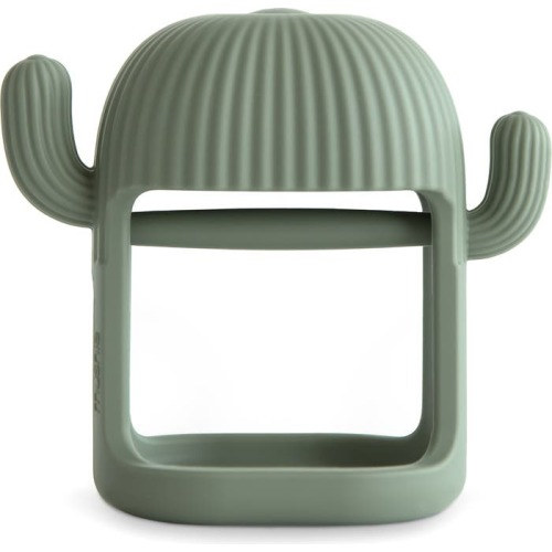 Mushie No-Drop Cactus Teether Toy, Dried Thyme