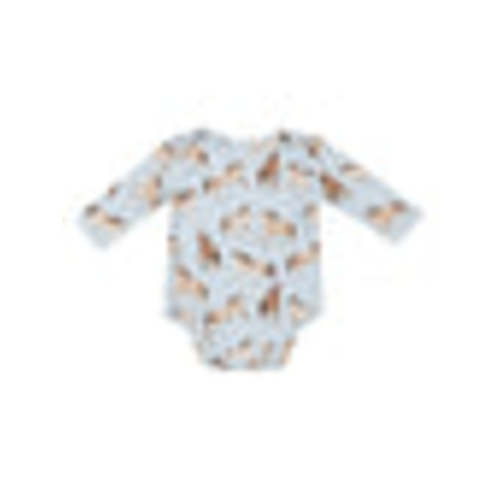 Long Sleeve Bodysuit, Horses – 3-6mo
