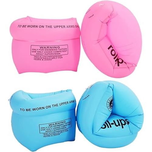 2-4 Pack Arm Floaties for Kids and Adults - Pool Floats Arm Bands Inflatable Swim Rings PVC Arm Floater for Toddlers Kids 3-5-6-12 Years