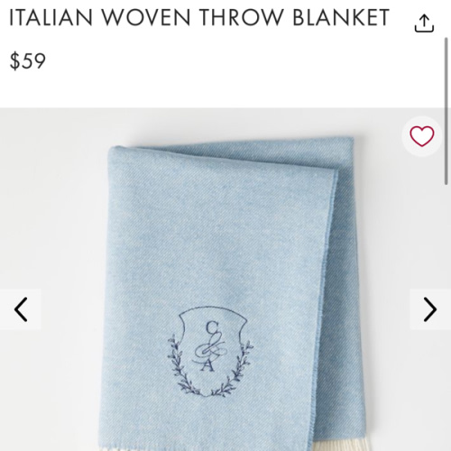 Italian Woven Throw Blanket
