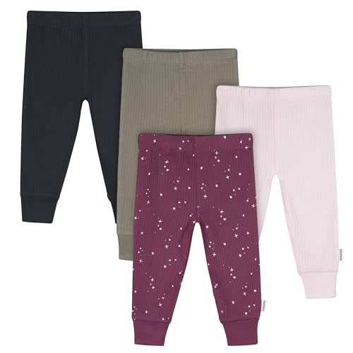Gerber Baby Girls' Multi-Pack Active Pants Set
