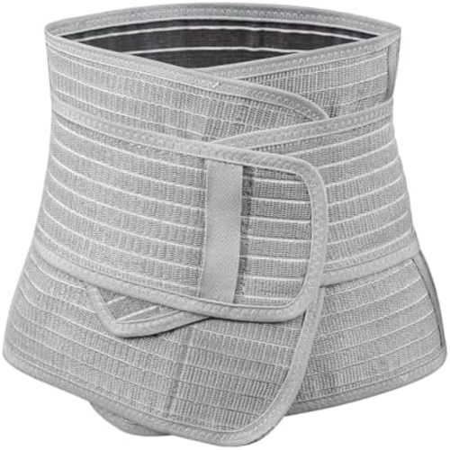 haakaa Postpartum Belly Band, Support Back & Abdomen, Help Natural Delivery & C Section Recovery,Natural Latex,One Size