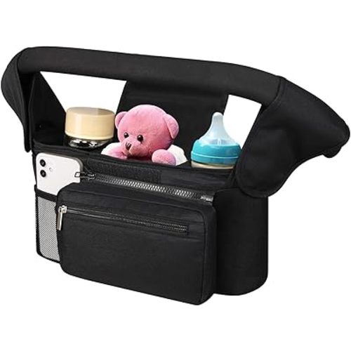 Stroller Accessories Stroller Organizer Stroller Caddy Stroller Cup Holder, Universal Fits Doona Car Seat Stroller, Evenflo Shyft Dualride, Doona Accessories, Bob, Uppababy Vista v2 Accessories Etc
