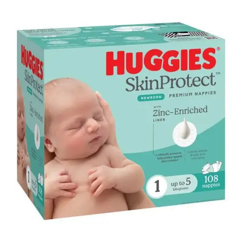 Huggies Jumbo Ultimate Newborn 108 Pack