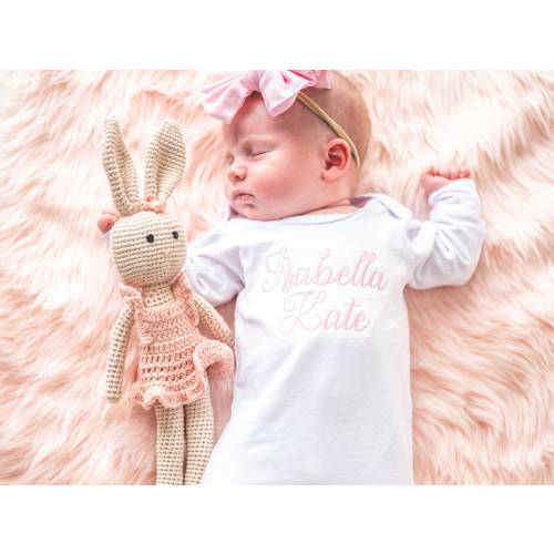 Crochet Bunny Doll, Crochet Animals, Crochet Doll, Crochet Stuffed Animal, Baby Gift for Girls, Baby Shower Gift, Baby Girl Gift