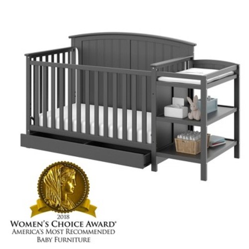 Storkcraft Steveston 4-in-1 Convertible Crib and Changer with Drawer