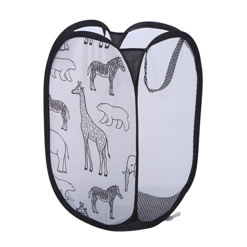 Rystar Pop Up Laundry Hamper Clothes Hamper Collapsible Mesh Laundry Basket for Boy and Girl Storage Bin Organizer Baby Laundry Hamper