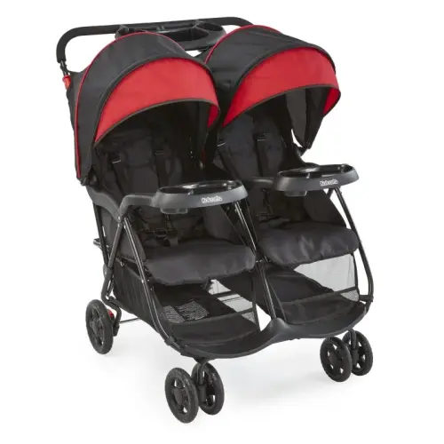 Kolcraft Cloud Plus Double Stroller | Side-by-Side Double Stroller