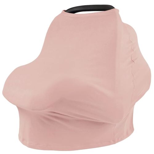 Konssy Baby Car Seat Covers- Multi-use Carseat Canopy for Babies, Stretchy Infant Carseat Cover Boy, Shower Gifts for Unisex Boys and Girls