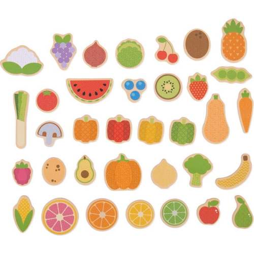 Fruit & Veg Magnets - Bigjigs Toys | Maisonette