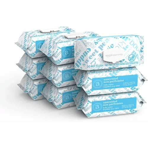 Baby Wipes, Momcozy Water Wipes, Extra Large Unscented Wipe 480 Count