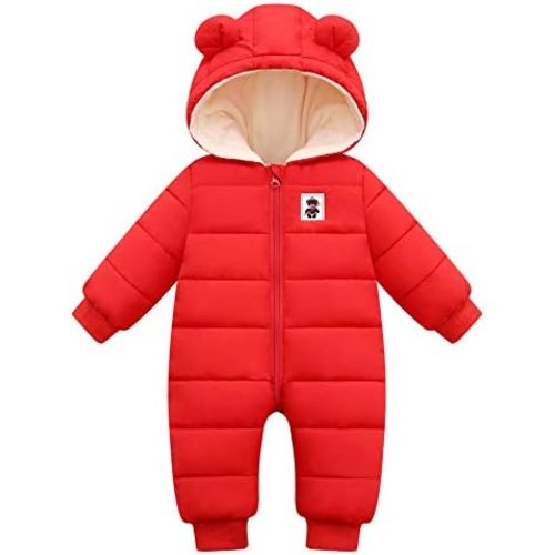 Cute Baby Snowsuit New Born baby girls Winter Coat Toddler Clothes