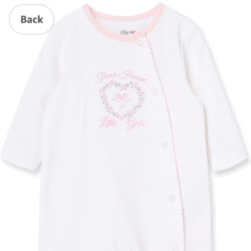Little Me Clothes for Baby Girls' 100% Cotton Scratch-Free Tag Footie Sleeper, Preemie to 9 Months