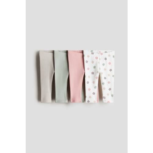 4-PACK COTTON JERSEY LEGGINGS