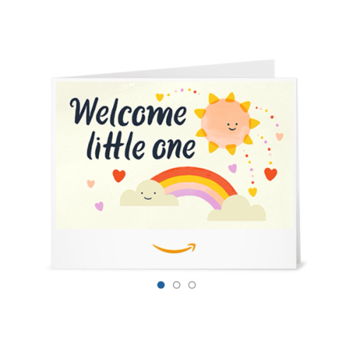 Amazon.com: Amazon Gift Card - Print - Welcome Rainbow: Gift Cards