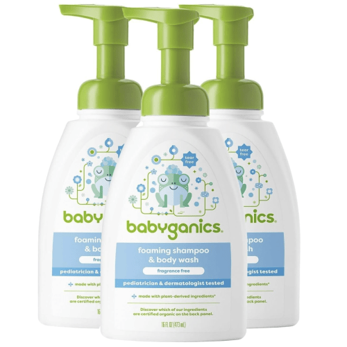 Babyganics Baby Shampoo + Body Wash Pump Bottle