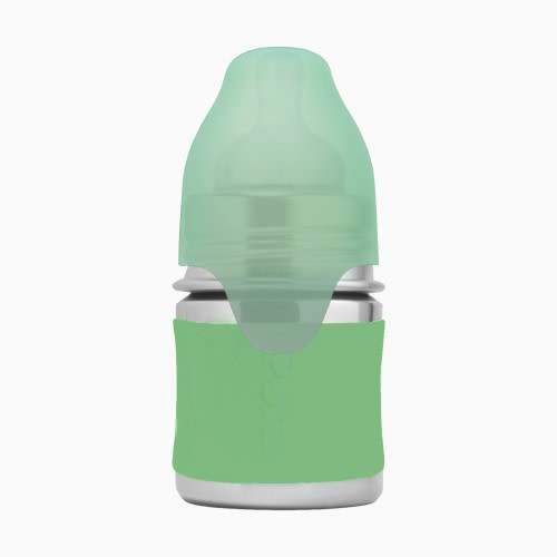 Pura Stainless Steel Baby Bottle - Moss, 5oz