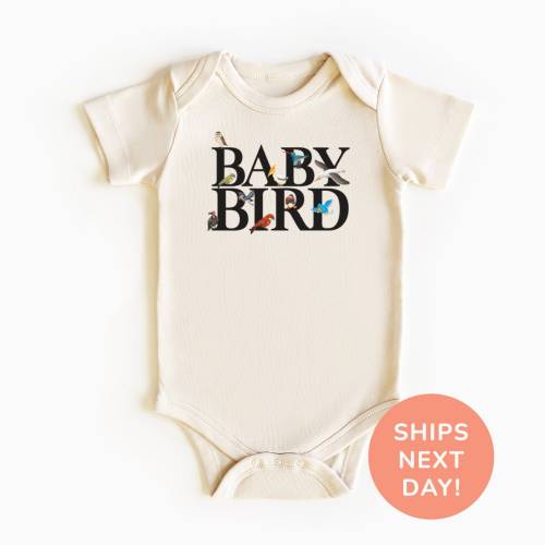 Baby Bird Shirt and Onesie®, Bird Lover Toddler & Youth Shirt, Animal Lover Shirt, Bird Nerd Bodysuit, Baby Shower Gift, Shirt for Kids