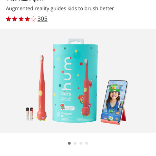 hum Kids Smart Battery Powered Electric Toothbrush - Colgate