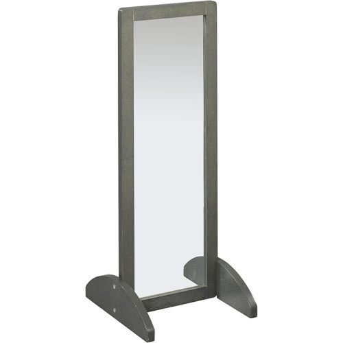ECR4Kids Toddler Single-Sided Bi-Directional Mirror, Kids Furniture, Grey Wash