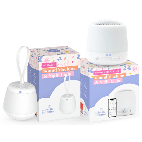 The Midwife Mumma Bundle White Noise Machine & Light - Duo Pack