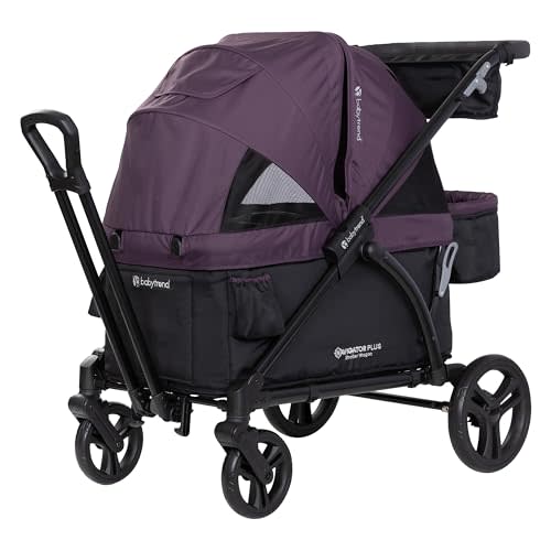 Baby Trend Navigator® Plus 2-in-1 Stroller Wagon, Dash Plum