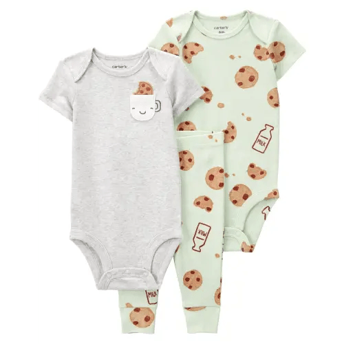 Baby 3-Pack Bodysuit and Leggings Set - Carter's | Carter's