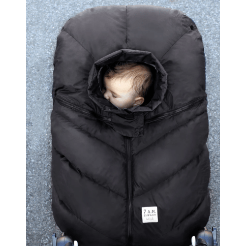 Car Seat Cocoon - Navy Plush