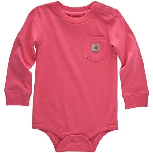 Carhartt Kid's CA5002 Long-Sleeve Pocket Bodysuit