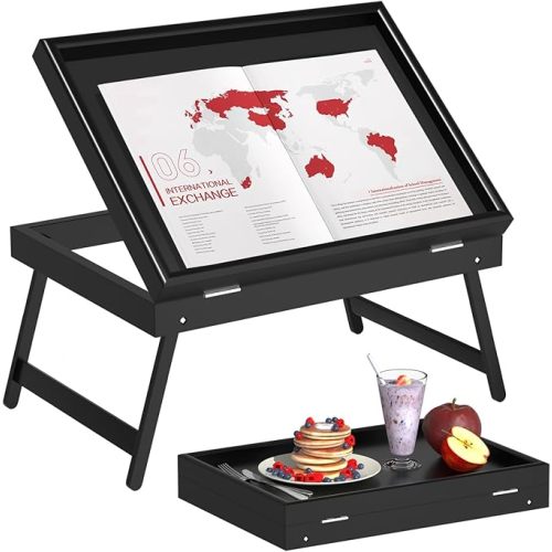Bed Tray (Black, Medium)