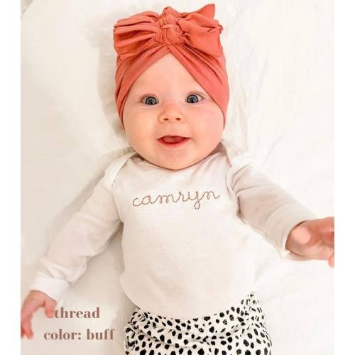 Personalized Embroidered Baby Onesie® Brand With Name, Short Sleeve, Long Sleeve, Bodysuit