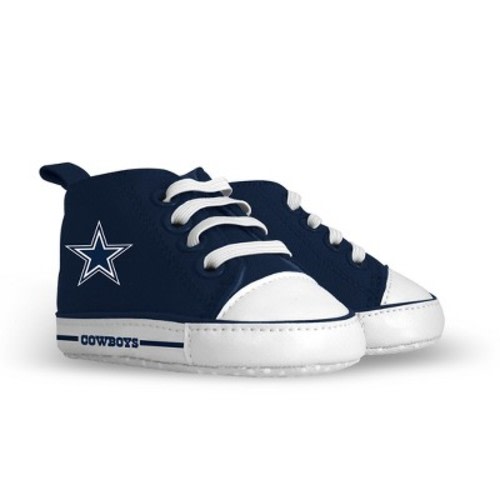 BabyFanatic Pre-Walkers High-Top Unisex Baby Shoes - NFL Dallas Cowboys