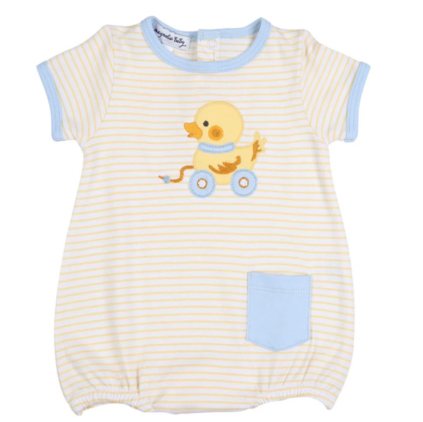 Duckie Pulltoy Bubble. Size: 9 Months